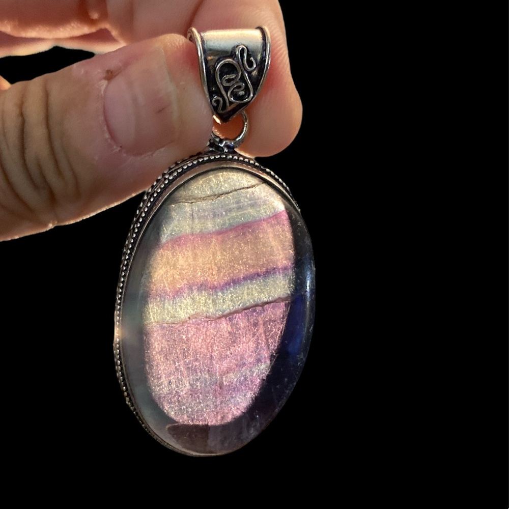 Fluorite pendant